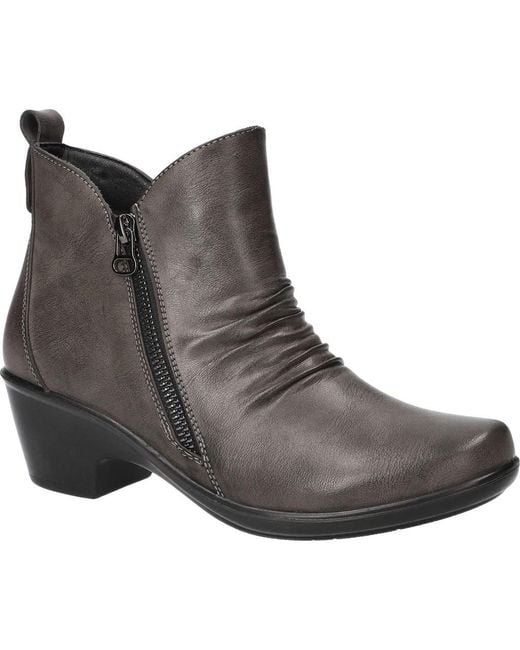 Easy Street Brown Jeanie Bootie