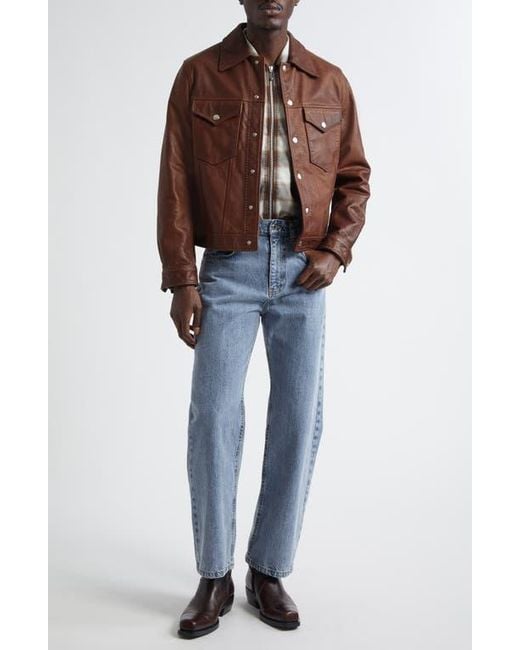 Second Layer Blue Big Papi Slim Straight Leg Jeans for men