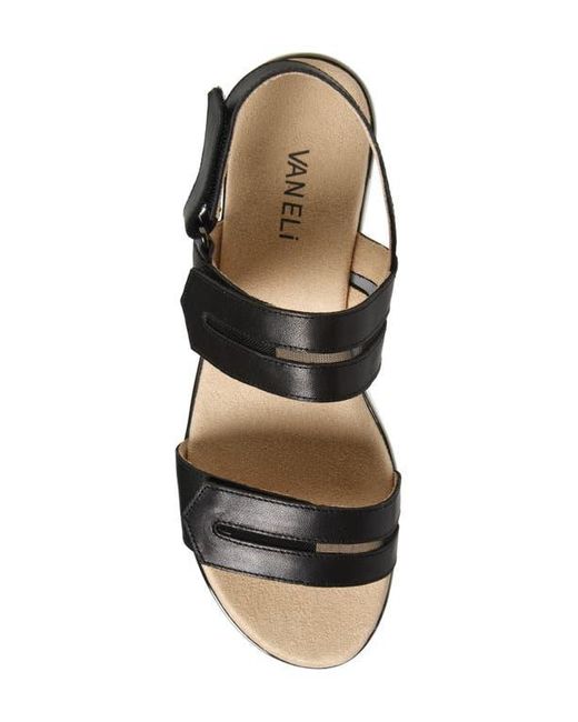 Vaneli Black Espe Slingback Sandal