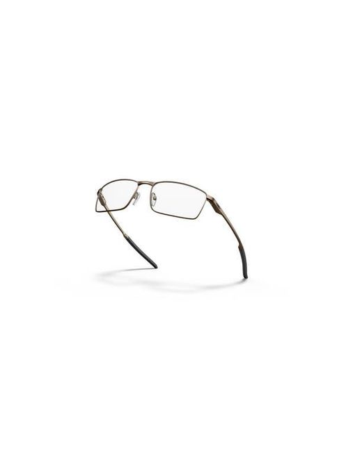 Oakley Metallic 57Mm Rectangle Optical Glasses for men