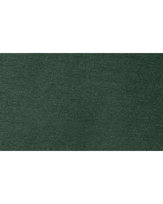 Cuts Green Ao Curved Hem Long Sleeve T-Shirt for men