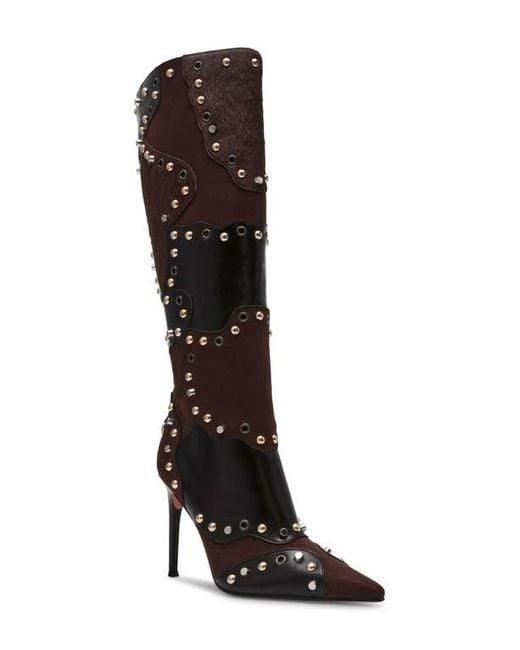 Steve Madden Black Revive Knee High Boot