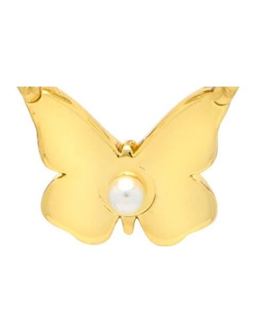 Estella Bartlett Metallic Butterfly Pendant Necklace