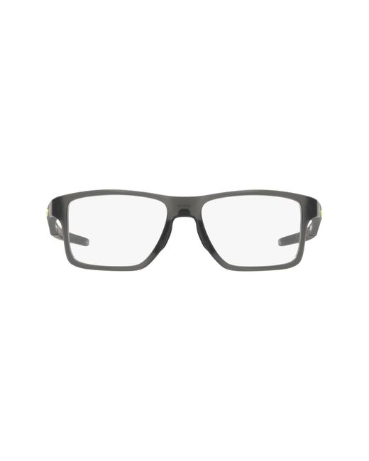 Oakley Gray Chamfer 54Mm Rectangular Optical Glasses for men