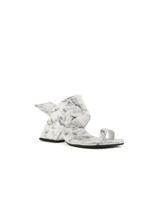 United Nude White Loop Toe Hi Sandals