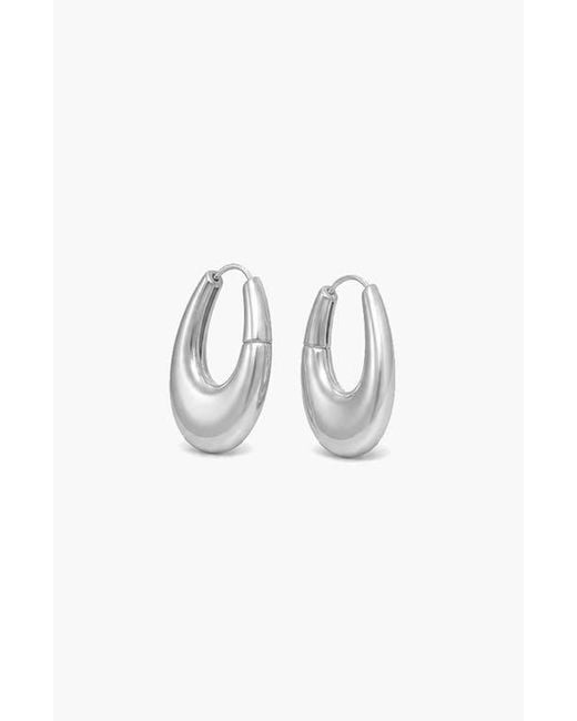Yoj Metallic Eclipse Mini Hoops
