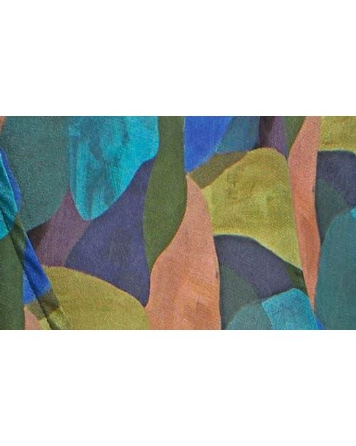 Apny Blue Printed Top