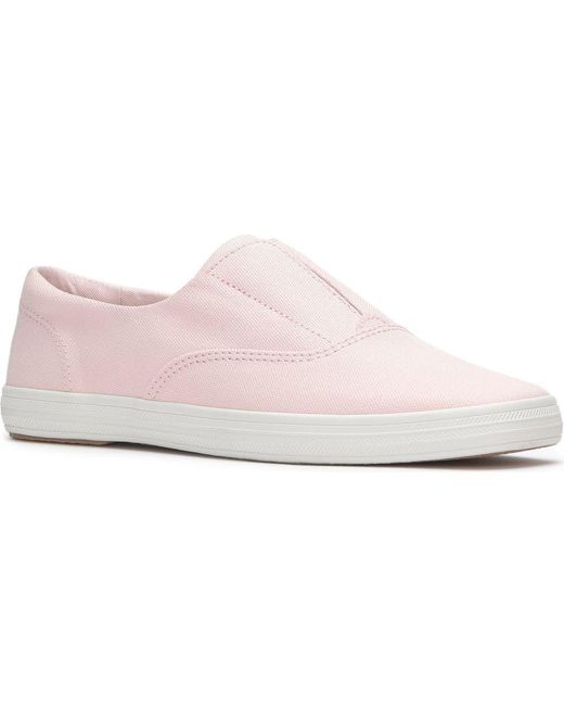 Keds Pink Square Toe Slip-On Sneaker