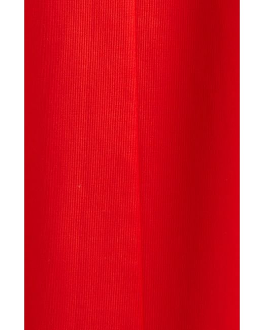 Erdem Red Print Off The Shoulder Midi Cocktail Dress At Nordstrom