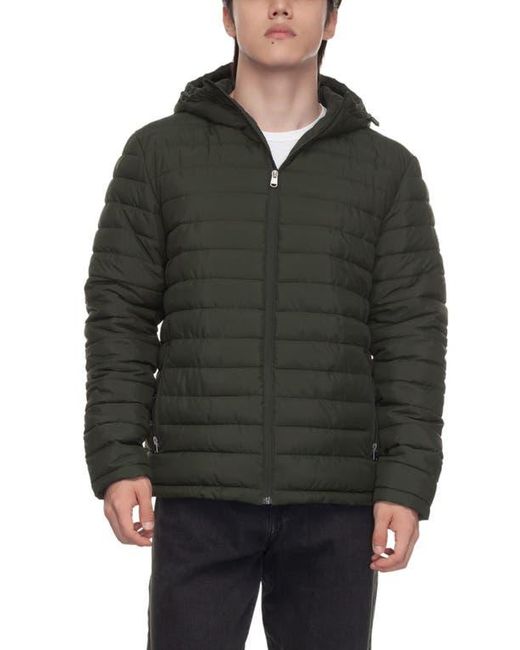 Rokka&Rolla Gray Midweight Puffer Jacket for men