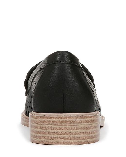 Franco Sarto Black Carolyn Low Tassel Loafer