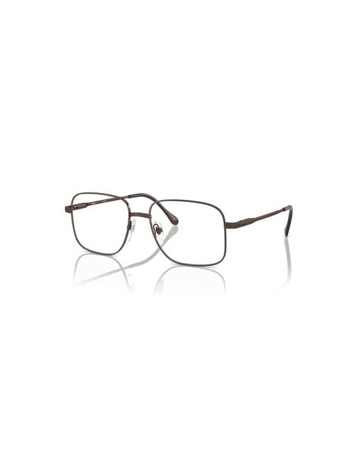 Sferoflex Black 55Mm Square Optical Glasses for men
