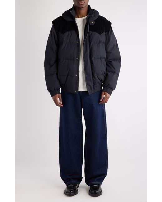 Isabel Marant Black Dawson Down Convertible Jacket for men
