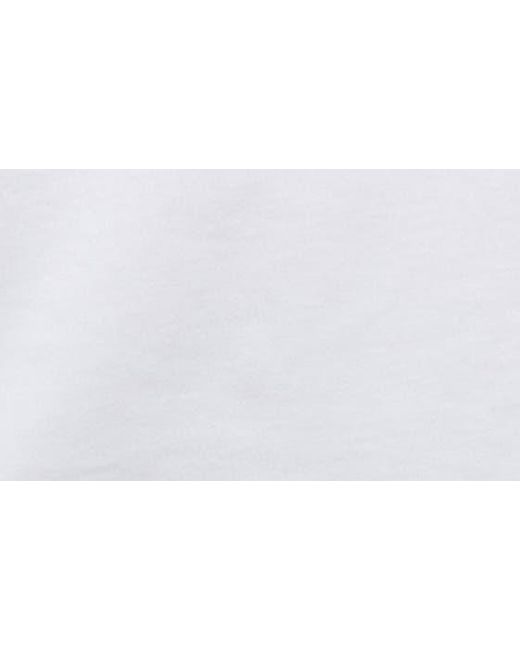 Helmut Lang White Tonal Embroidered Logo T-shirt for men