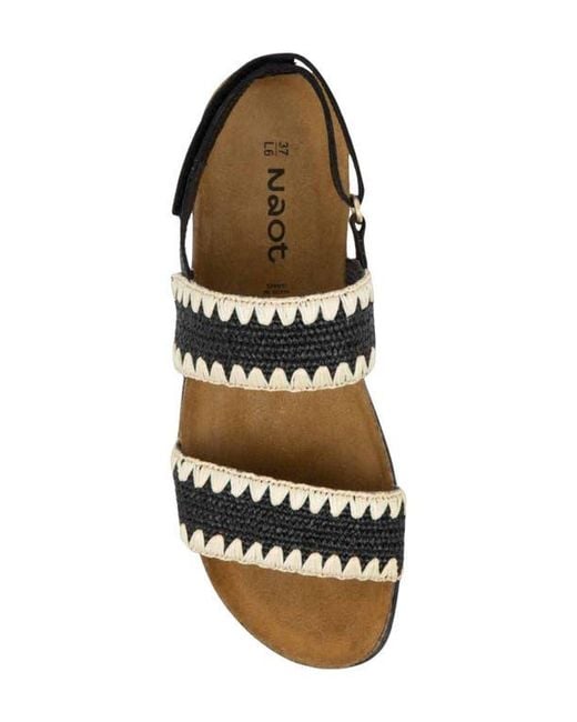 Naot White Dylan Slingback Sandal