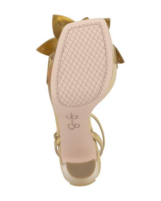 Jessica Simpson Metallic Camise Ankle Strap Platform Sandal