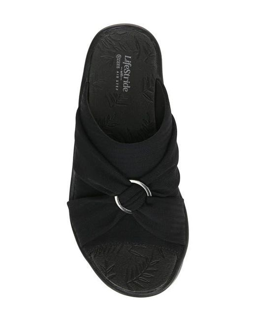 LifeStride Black Serenade Slide Sandal
