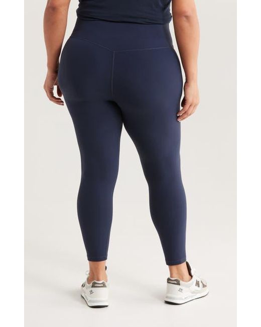 Zella Blue Studio Luxe High Waist Crop Leggings