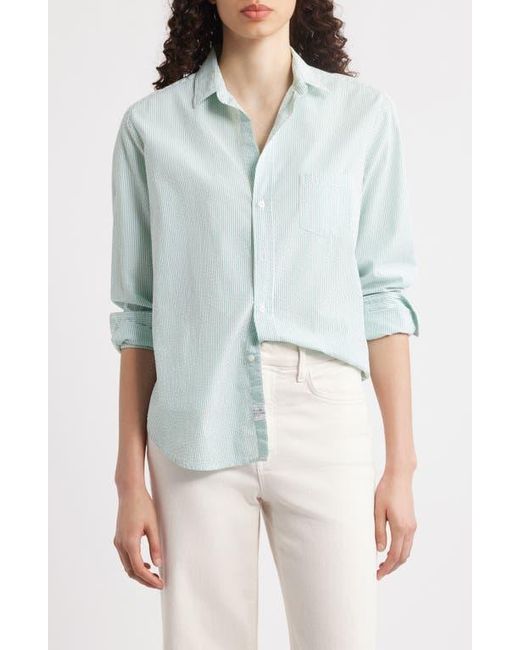 Frank & Eileen Blue Eileen Stripe Relaxed Button-Up Shirt