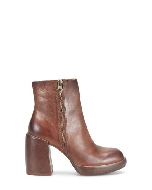 Kork-Ease Brown Aime Platform Bootie