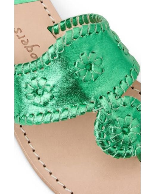 Jack Rogers Green Jacks Flip Flop