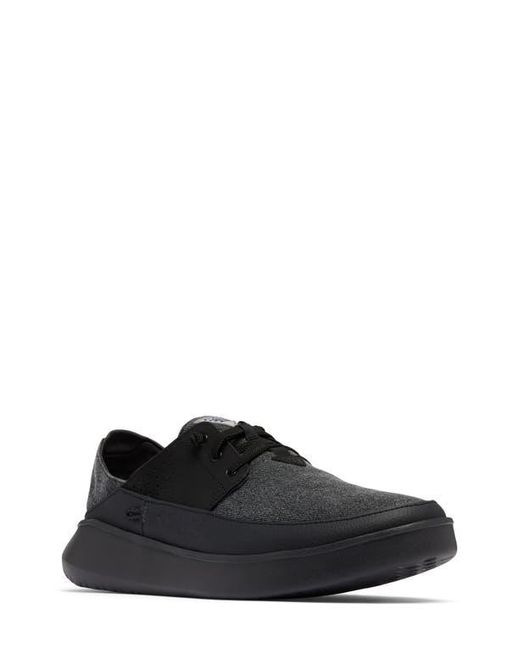 Columbia Black Pfg Boatside Relaxed Slip-On Sneaker for men