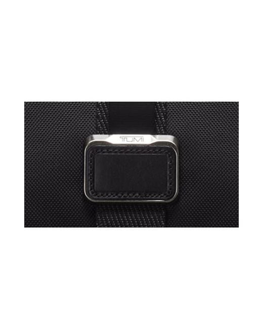 Tumi Black Surveillance Front Flap Backpack
