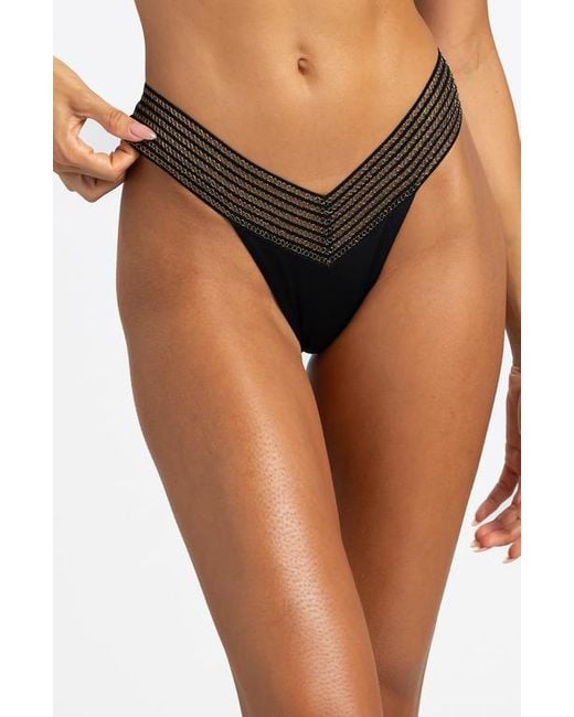 Beach Bunny Swimwear Multicolor Addie Skimpy Bikini Bottom