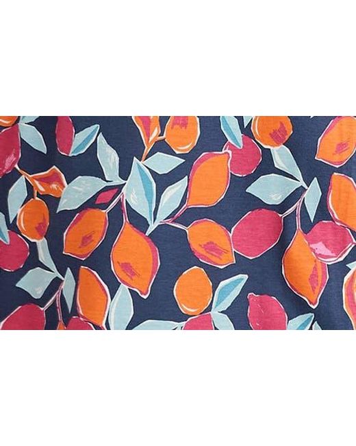 Seasalt Cornwall Red Carwynnen Citrus Print Midi Dress