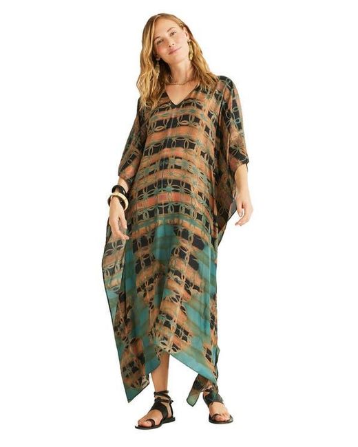 Calypso St. Barth Green Nathifa Kaftan