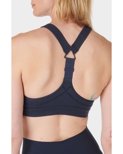 Sweaty Betty Blue Power Medium Impact Sports Bra