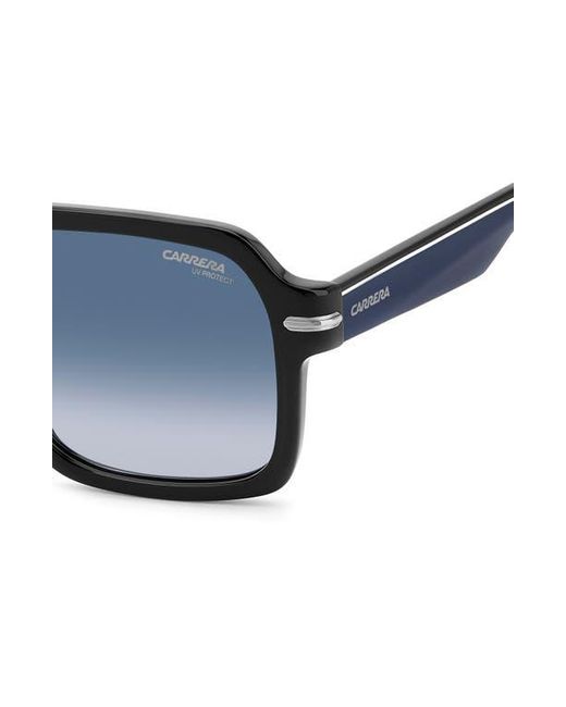 Carrera Blue 56Mm Gradient Square Sunglasses for men