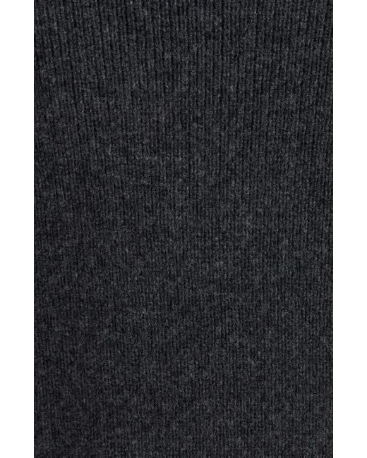 Jacquemus Black La Maille Pallone Virgin Wool & Cashmere Turtleneck Sweater