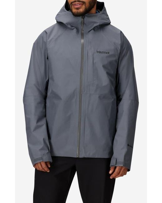 Marmot Gray Waypoint Gore-Tex Waterproof Hooded Jacket for men