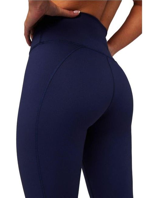 Fabletics Blue Define Powerhold High-Waisted 7/8 Leggings