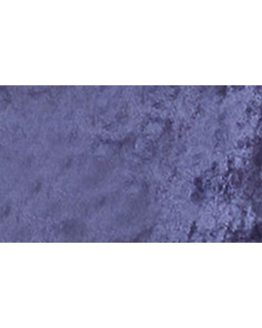 Dress the Population Blue Giovanna Crystal Detail Velvet Mermaid Gown