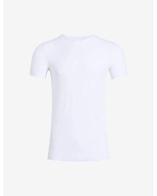 Commando White Classic Crewneck Undershirt for men