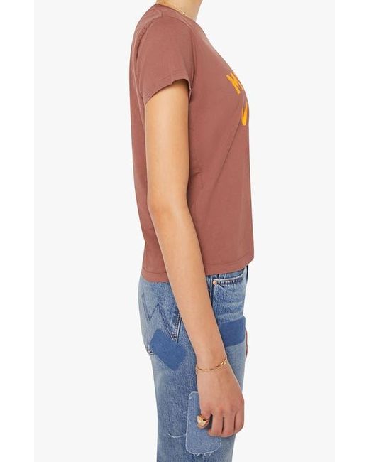 Mother Blue The Boxy Goodie Goodie Supima Cotton Tee