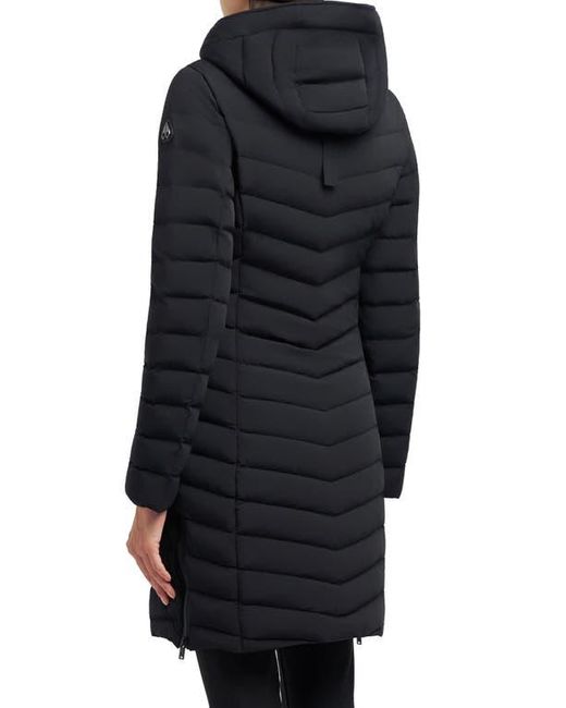 Moose Knuckles Black Andesite Water Repellent Hooded 800 Fill Power Down Parka