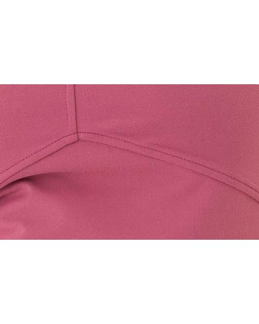 Threads For Thought Purple Evelynne Peach Perf Crop Tank Top