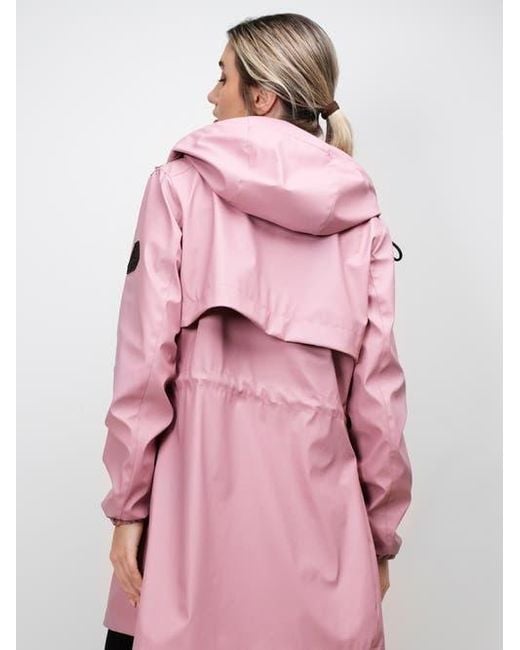 Jacket Pink Aurora Cape Raincoat