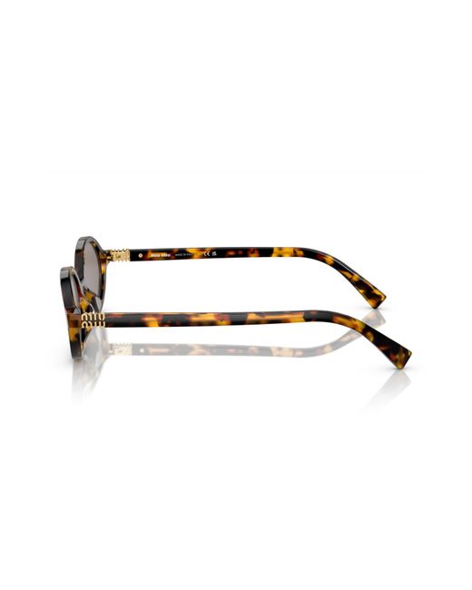 Miu Miu Multicolor 50mm Oval Sunglasses