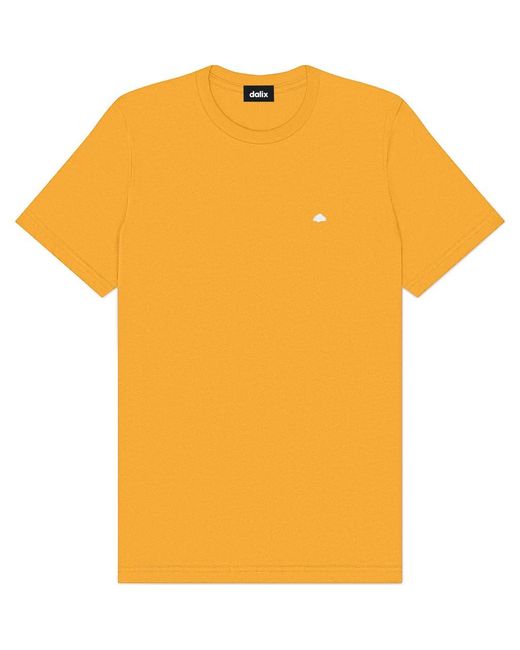 Alix Orange Lil Cloud Lightweight Jersey Tee for men