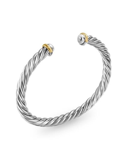 David Yurman Metallic Cable Cuff Bracelet for men