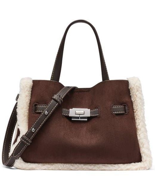 DKNY Brown Bryar Small Satchel