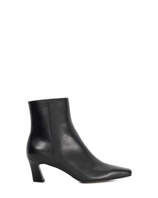 Dune Black Overly Block Heel Bootie