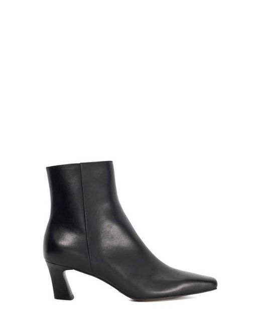 Dune Black Overly Block Heel Bootie