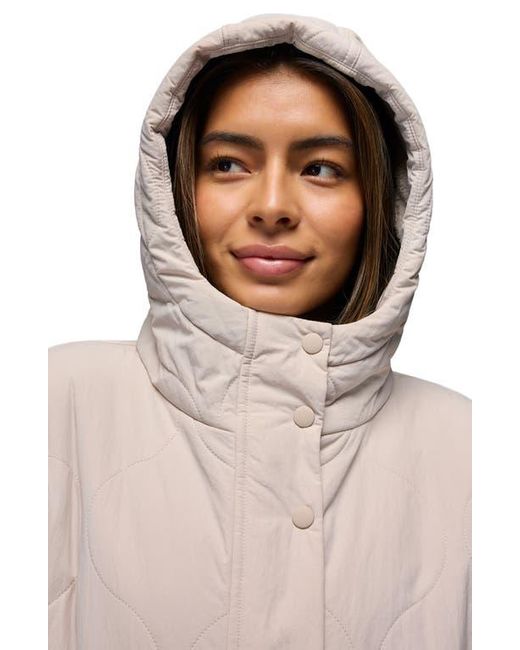 Prana Gray Encinitas Quilted Jacket