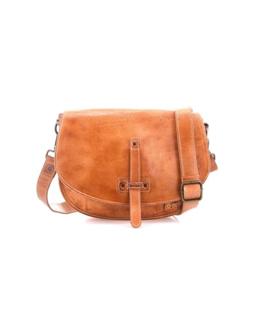 Bed Stu Orange Sequoia Saddle Bag
