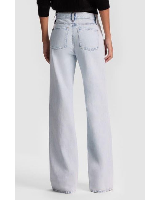 Alice + Olivia Blue Chic High Waist Wide Leg Jeans